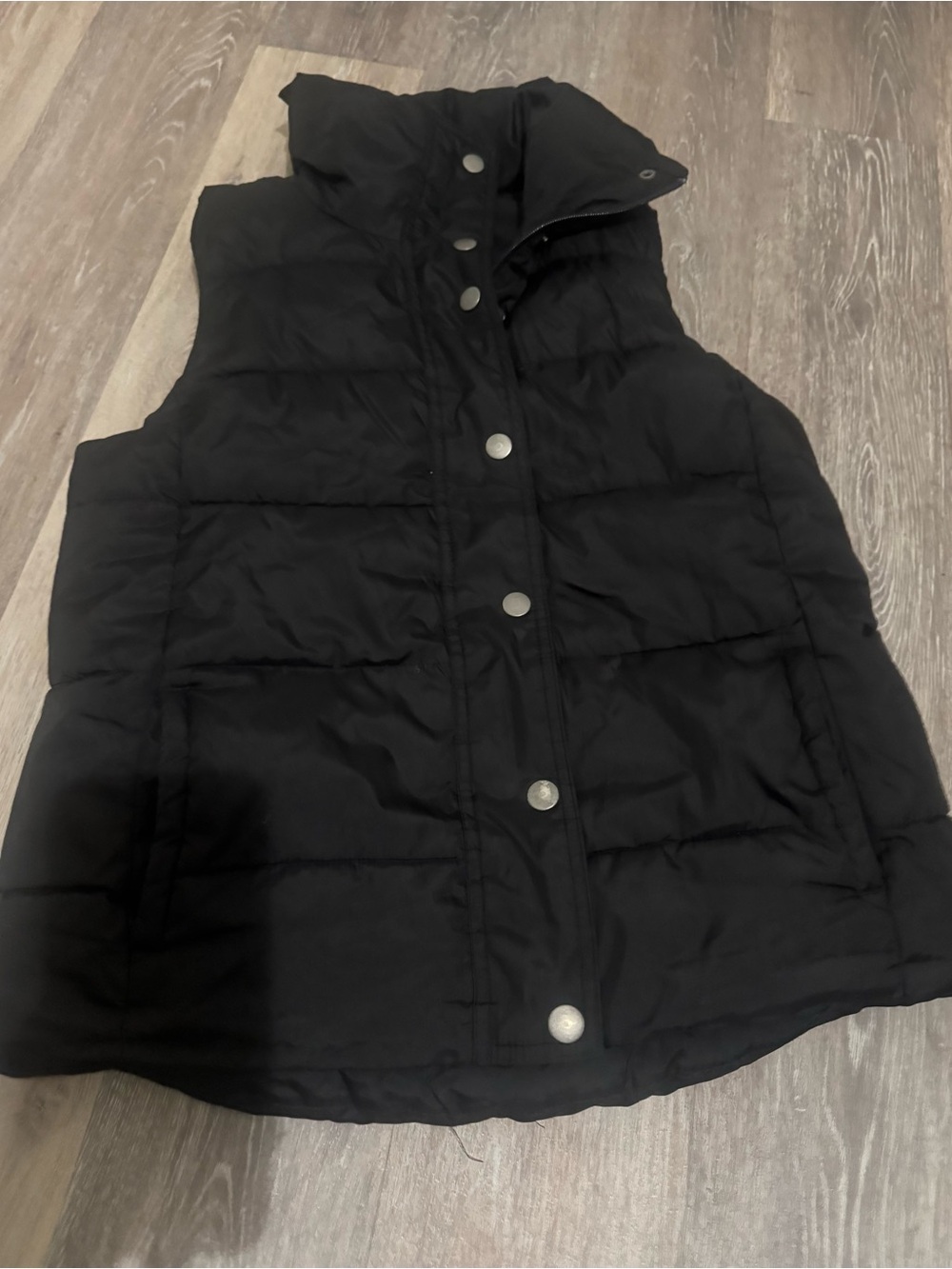 Old Navy Black Quilted Puffer Vest for Kids